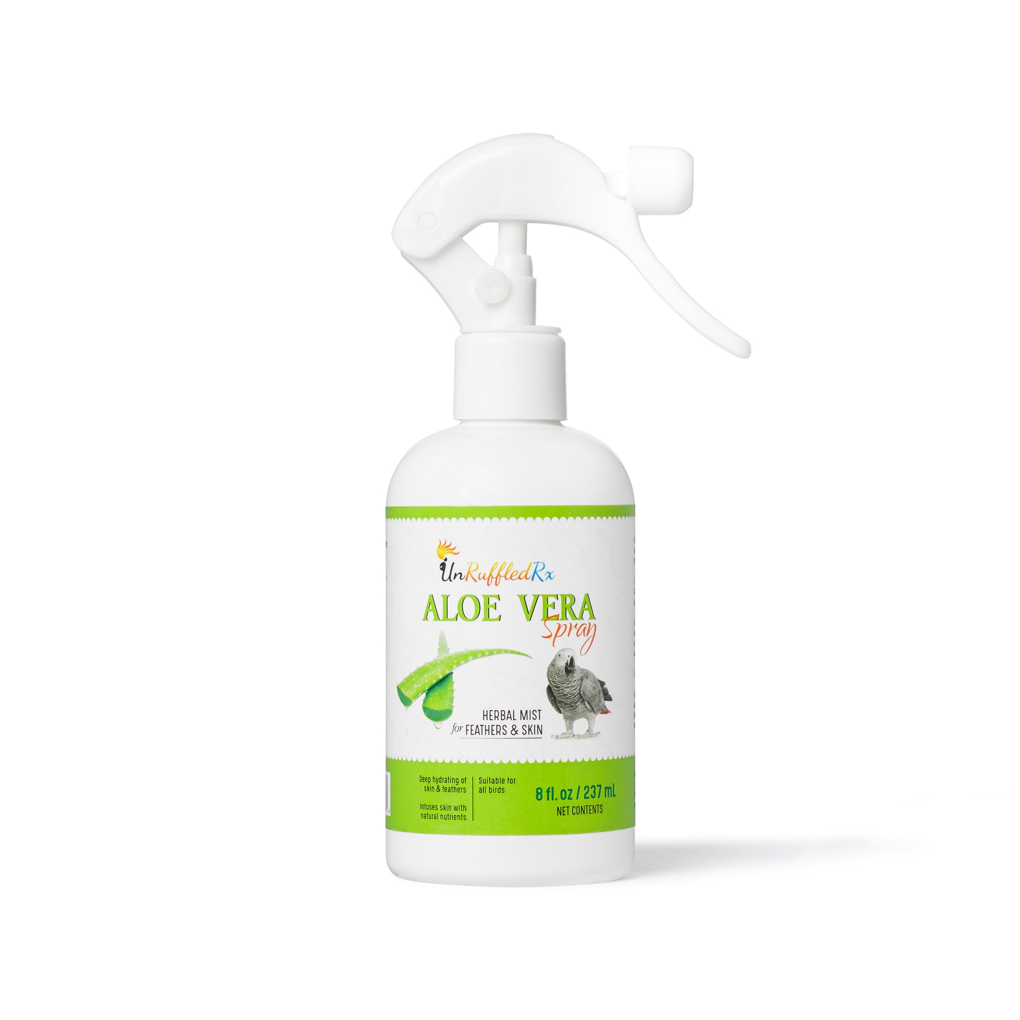 UnRuffledRx Aloe Vera Bird Spray, 8 oz.