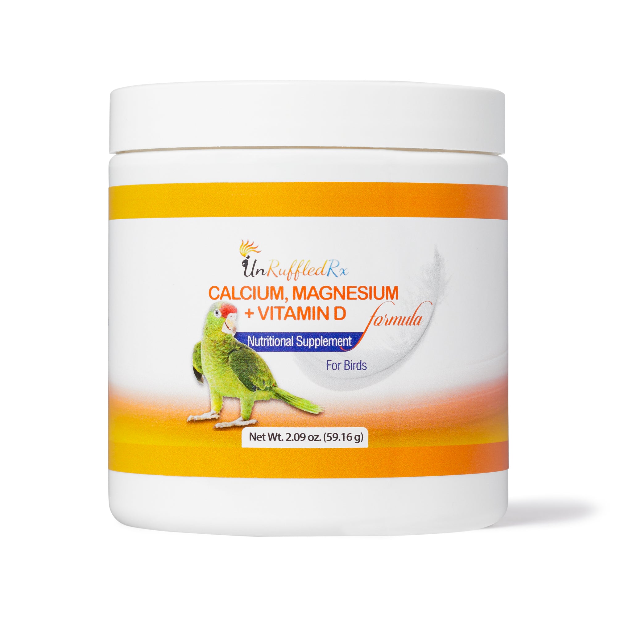 UnRuffledRx Calcium, Magnesium +D3 Calcium Supplement for birds