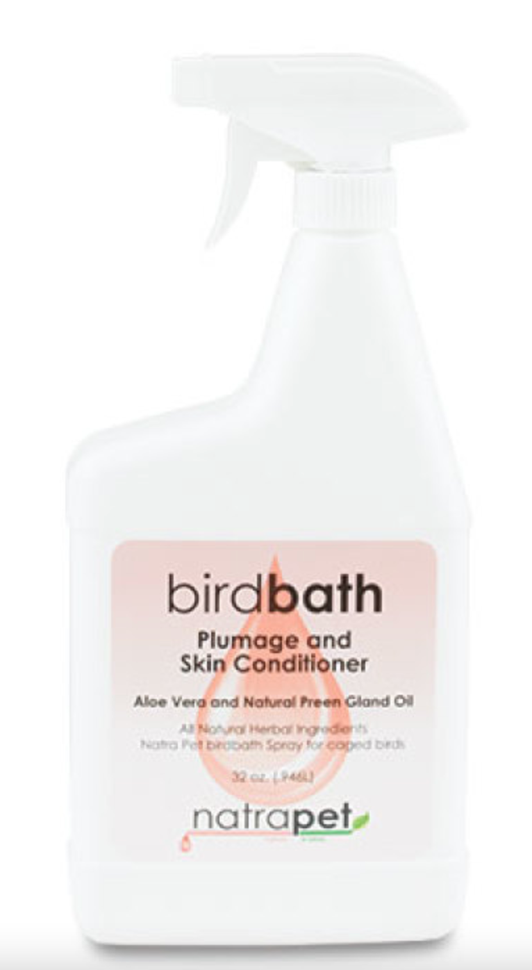 NatraPet Bird Bath Spray with Preening Oils 8 oz.