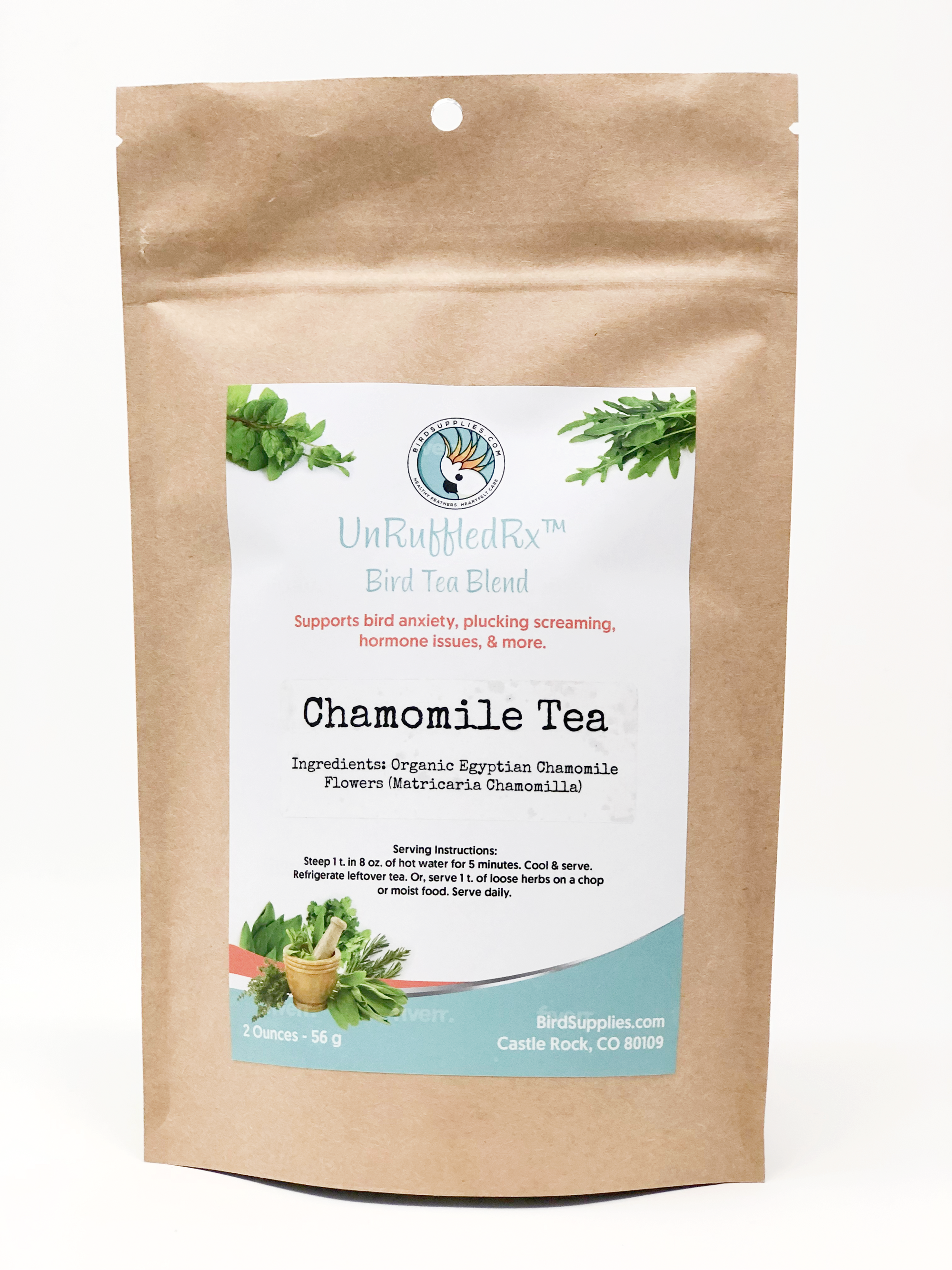 UnRuffledRx Chamomile Tea for Birds