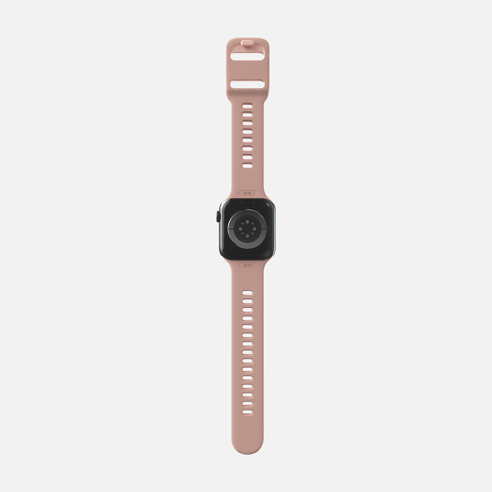 Rear view of smartwatch on a white background